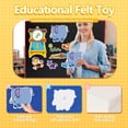 thumbnail image 5 of HOOJOJO Hickory Dickory Dock Felt Story Set, 8PCS Interactive Nursery Rhyme Felt Pieces, Classroom Storytelling Prop for Ages 3+, Preschool Teaching Aid, 5 of 8