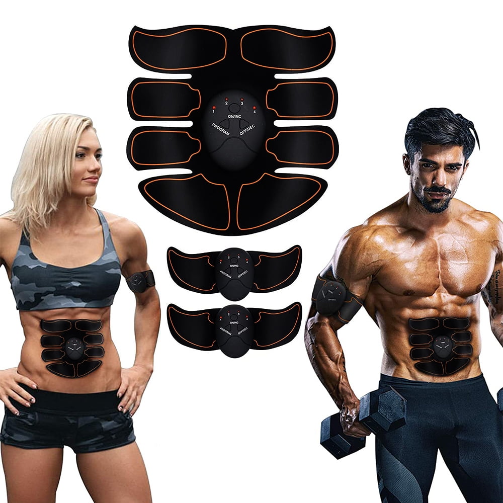 ABS Stimulator Muscle Toner Abdominal Toning Belt Workout Portable Training Home 