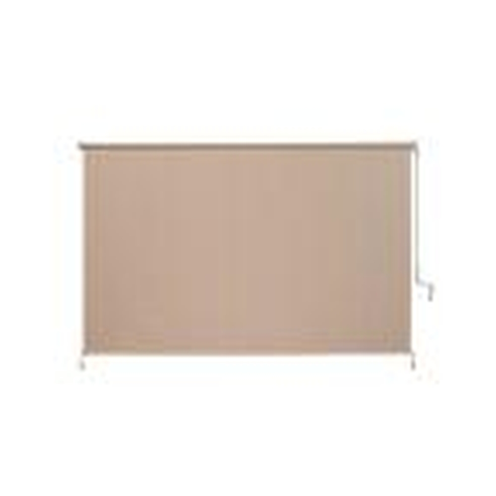 Coolaroo Sun Shades 6' x 6' Wand Operated Camel Roller Shade, 95% UV Protection