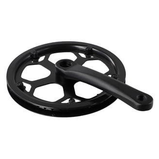 Cult Crew BMX 3 Piece Crankset 165mm 19mm Single Speed Steel Black 