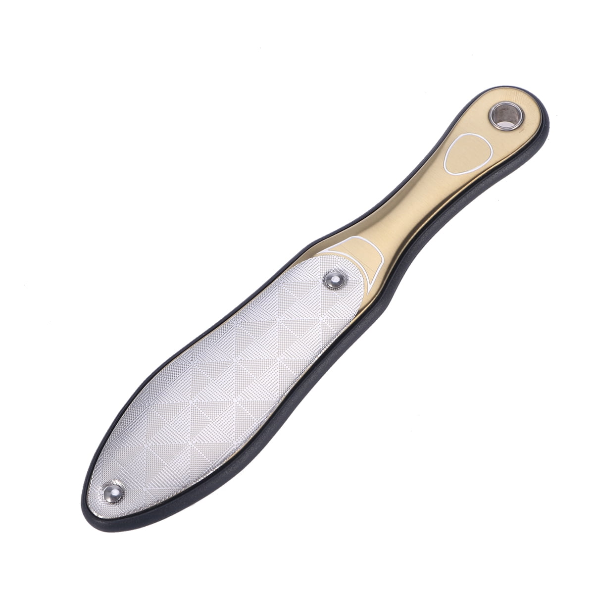 Stainless Steel Feet Files Rasp Ovalshape Pedicure Callus Remover for Feet Care (Gold