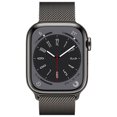 thumbnail image 2 of Apple Watch Series 8 (GPS + Cellular 41mm)Smartwatch with Stainless Steel Case with Milanese Loop- Certified Refurbished, 2 of 6