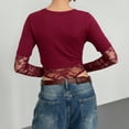 thumbnail image 4 of Wowcloth Women's Crop Top, Chic Solid Color, Slim Fit Short Sleeve for Daily Wear, 4 of 7