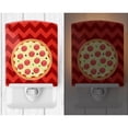 thumbnail image 2 of Caroline's Treasures BB7058CNL Large Pizza Ceramic Night Light, 6x4x3", multicolor, 2 of 2