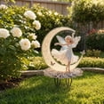 thumbnail image 5 of Solar Garden Lights Outdoor Waterproof 9X6 Inch Fairy Butterfly Acrylic Decorative Solar Stake Lights Outdoor for Lawn Backyard Cemetery 1 Pack Memorial Garden Decor, 5 of 7