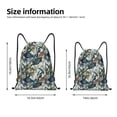 thumbnail image 2 of Balery Hawaiian Style Pattern Drawstring Backpack Bag Sport Gym Sackpack Cinch Bags Pattern Drawstring Backpack Bag Sport Gym Sackpack Cinch Bags -Medium, 2 of 6