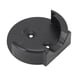 thumbnail image 5 of Portafiltro de café ABS resistente a los arañazos estante de pared de pasta portátil para portafiltro de 51 54mm, 5 of 5