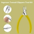 thumbnail image 5 of Less Steel Clippers For Thick Ngrown Toes, With Silic , Yellow, 5 of 5