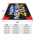 thumbnail image 3 of Salouo Happy New Year 2024 (6) Print Bed Blankets,Flannel Blanket Comfortable Air Conditioning Blanket Lightweight Blanket for Sofa Bed Travel & Couch -60"x50", 3 of 8