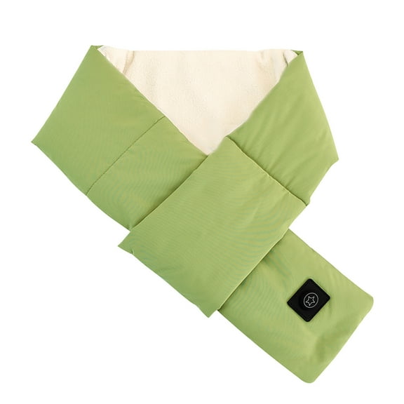 IROINNID Electric Heating Cold Protection Scarf USB Smart Charging Neck And Shoulder Winter Scarfs For Men And Women,Green
