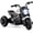 White, variant on Gymax 6V Kids Motorcycle w/Song Story LED Headlights Accelerator Pedal & 3 Wheels Pink