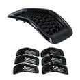 thumbnail image 4 of M Buder 7 Piezas Insertos de Parrilla Frontal para Automóvil Kit de Protección Estilo Deportivo, Color Negro Brillante (28 cm / 11 inches), 4 of 9