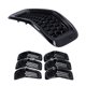 thumbnail image 4 of M Buder 7 Piezas Insertos de Parrilla Frontal para Automóvil Kit de Protección Estilo Deportivo, Color Negro Brillante (28 cm / 11 inches), 4 of 9