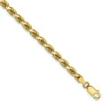 thumbnail image 1 of 14k 4mm D/C Rope with Lobster Clasp Chain in 14k Yellow Gold, 1 of 1