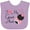 Lavender, variant on Inktastic I Love My Great Aunt Girls Baby Bib