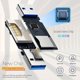 thumbnail image 3 of Lector de tarjetas Micro SD USB 3.0, adaptador 2 en 1 de 5 Gbps a USB, compatible con SDXC, SDHC, MMC, RS-MMC, Micro SDXC y lector de tarjetas de memoria Wansurs., 3 of 5