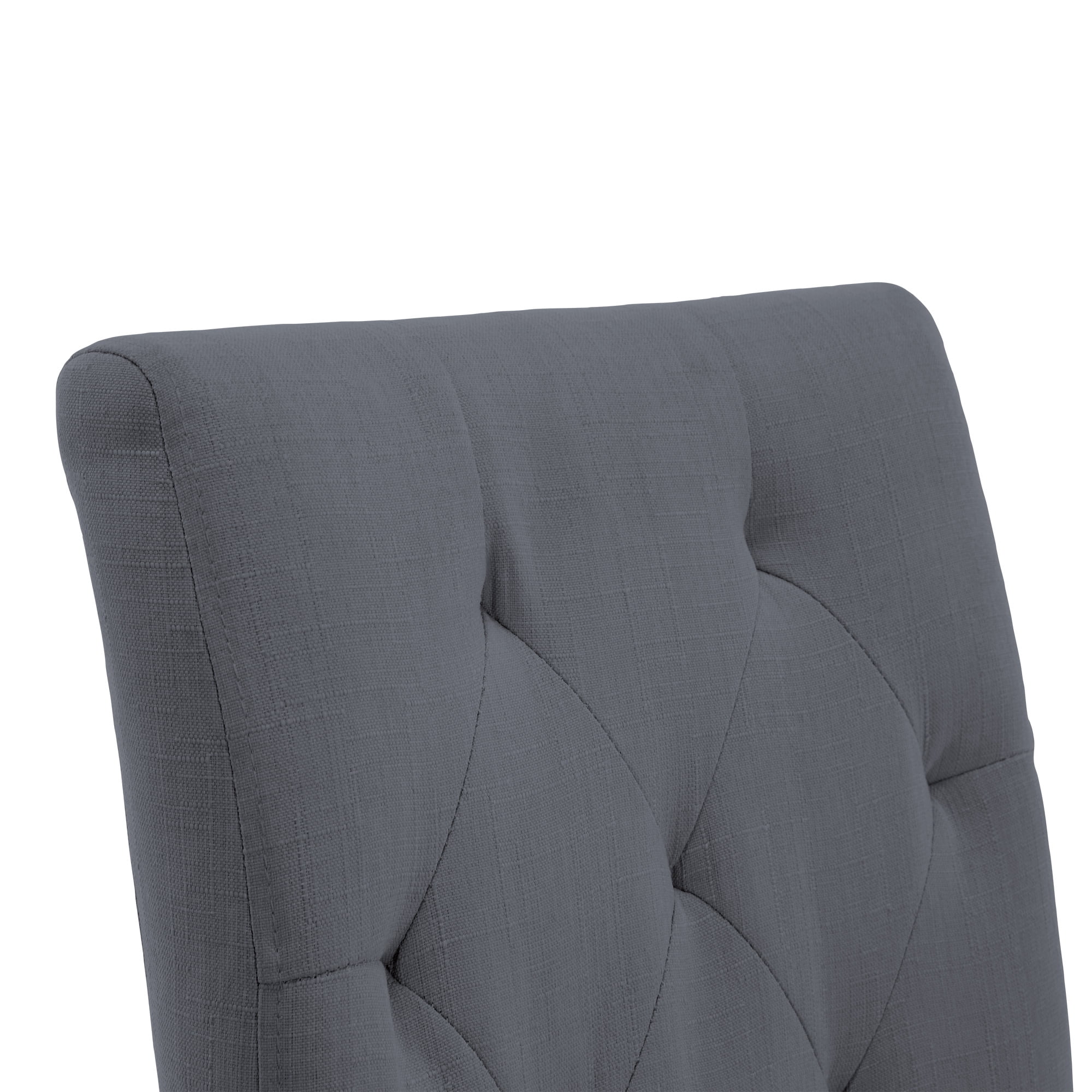 Finch Westport Tufted Armless Dining Side Chairs, Cottage Gray (Set of 2)