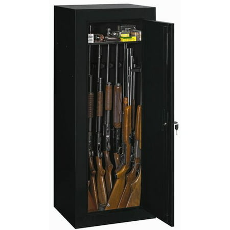 Stack-On Convertible 18-Gun Cabinet, Black (Best Gun Cabinets 2019)