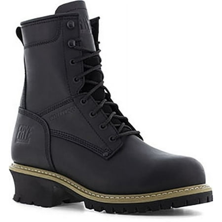 

FRYE Supply Men s 8 Logger Waterproof Composite Toe Work Boot Black - FR40201