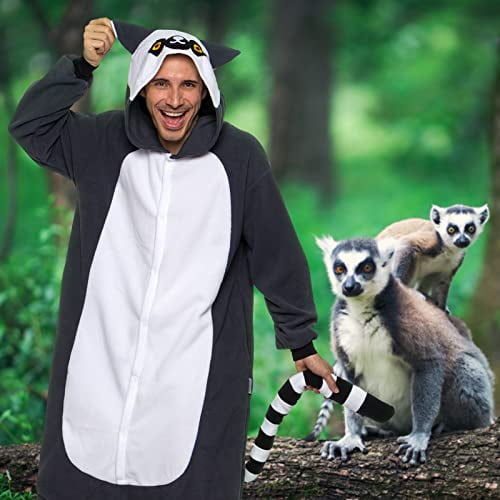 Adult Onesie Halloween Costume Animal and Sea Creature Plush One Piece Cosplay Suit for Adults Women and Men FUNZIEZ Walmart