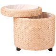 thumbnail image 3 of Oriental Furniture Tabouret de Rangement en Naturel, 3 of 5