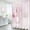 Pink, variant on Christmas Shower Curtain Red Christmas Balls White Winter Holiday Snowflake Happy New Year Merry Christmas Print Decoration Fabric Bathroom Curtain Set with Hook