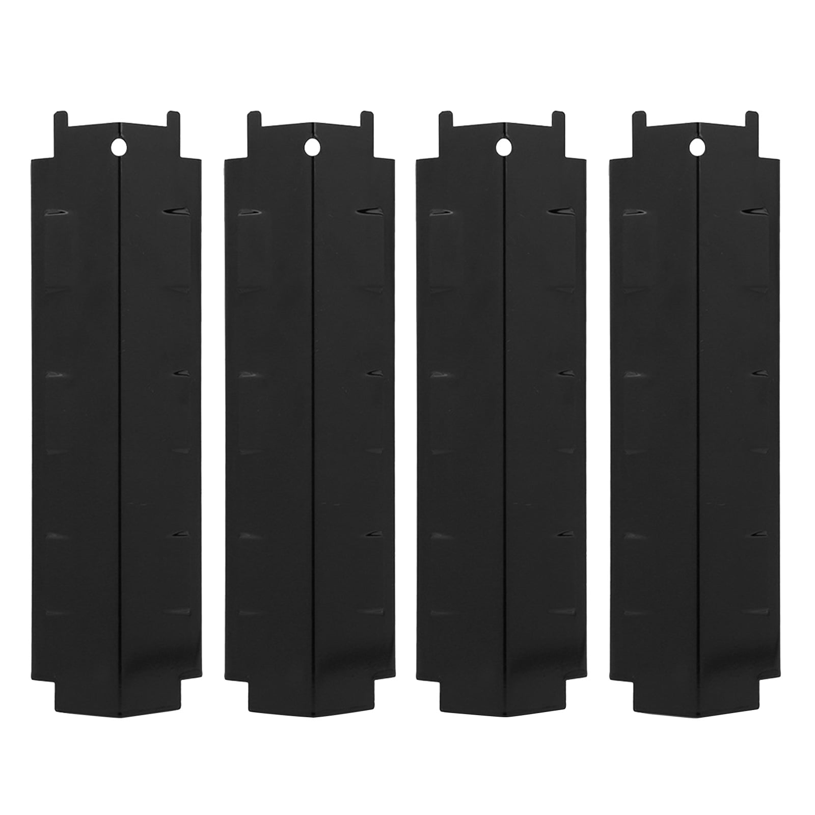 4 Pieces Stainless Steel Gas Grill Heat Tent Deflector Barbecue Flame