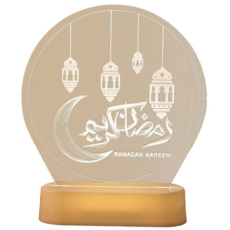 

MIARHB Ramadan Festival Led Decorative Lights Gould Festival Atmosphere Decoration Lanterns RAMADANKAREEM Eid Small Night Light