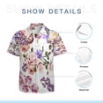 thumbnail image 7 of High Quality Hawaiian Shirts for Men Short Sleeve Aloha Beach Shirt Floral Summer Casual Button Down Shirts Blouses CL2HIX, 7 of 7