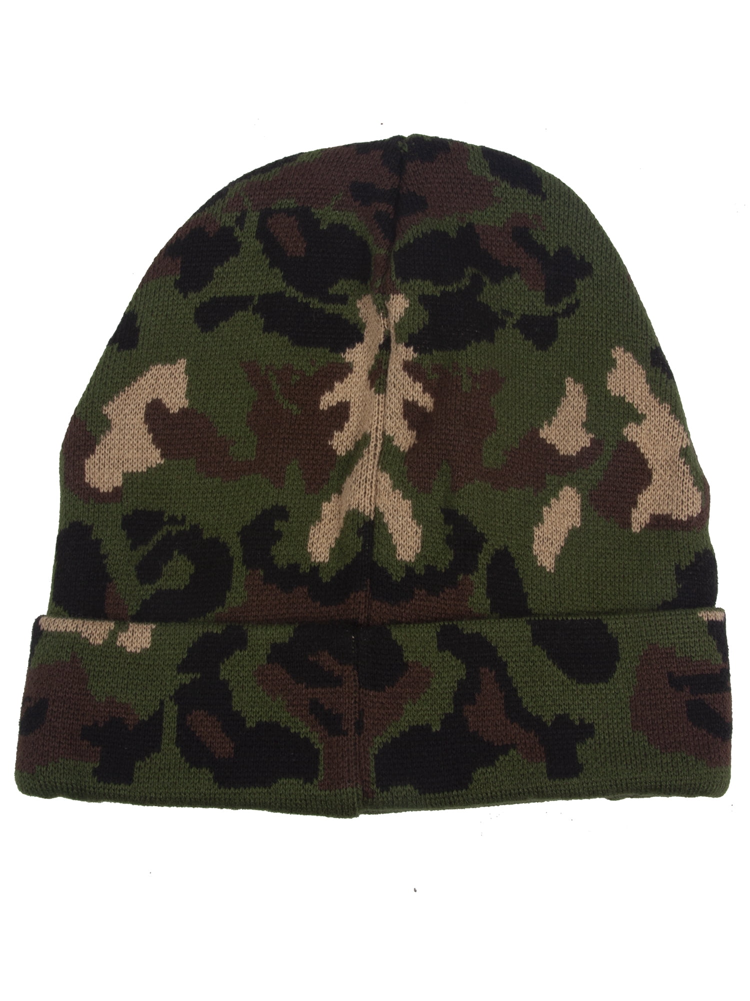 TOP HEADWEAR Camo Beanie Cap - 100% Acrylic Warm Hat, One Size Fits Most - View #3