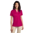 thumbnail image 1 of Port Authority Women's Silk Touch Performance Polo XL Pink Raspberry, 1 of 1