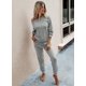 thumbnail image 4 of Conjunto Deportivo PRETTYGARDEN Gris Sólido con Jogger y Manga Larga XL, 4 of 5
