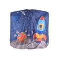 thumbnail image 2 of Capa de corte de pelo impermeable para niños, capa de corte de pelo para niños - Delantal de capa de peluquero de salón profesional, 2 of 5