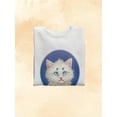 thumbnail image 3 of Funny Cat. Sweatshirt Women -Kayomi Harai Designs, Female XX-Large, 3 of 4