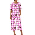 thumbnail image 5 of Axiiglly Womens Pajama Sets Personalized Pajamas Custom Pet Pajamas Comfy Personalized Face Pajamas Soft Loungewear 2 Piece Sets Plus Size Matching Pajamas Custom Pajamas with Photo, 5 of 9