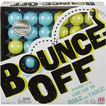 Bounce-Off Party Game for Kids, Adults and Family Night, Bouncing Balls Challenge for 1-4 Players