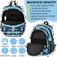 thumbnail image 5 of Herdesigns Anchor Backpack with Lunch Box Beach Theme Lightweight Large Travel Work Laptop Backpacks Set Casual Daypacks, 5 of 8