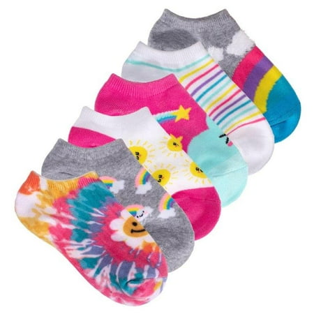 

Stride Rite Kids Unisex Tie Dye Smiles No Show Socks (6-Pack)
