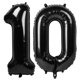 thumbnail image 1 of Globo número 10 negro Upgesy de 102 cm para fiesta, 1 of 6