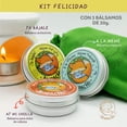 thumbnail image 3 of Kit de Bálsamos Apapacho 30g Felicidad, paquete de 3 Naisee NA, 3 of 3