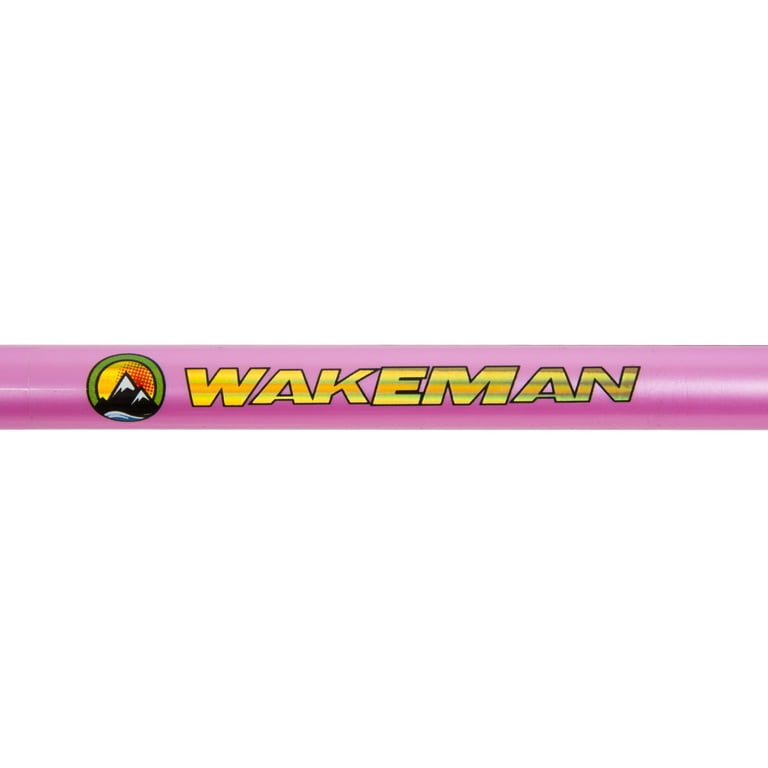 Wakeman Strike Series Spinning Rod and Reel Combo - Hot Pink