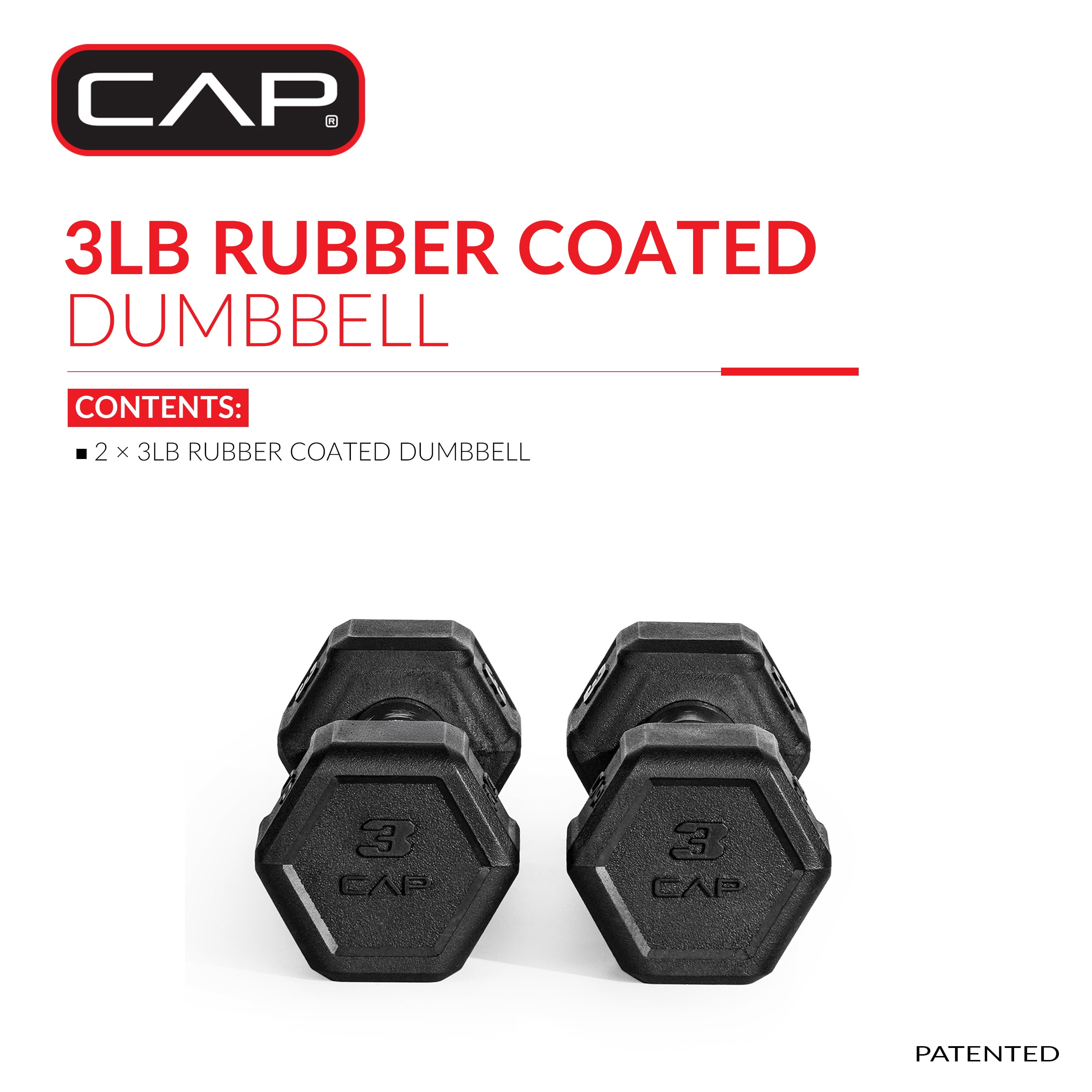 3lb rb hex pair