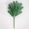 thumbnail image 2 of Injueey de pino de hierba de plástico, rama de planta verde falsa Artificial, decoración de árbol de Navidad, accesorios para el hogar de boda, Plantas Artificiales Injueey HA6781-00B, 2 of 6