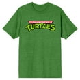 thumbnail image 1 of Teenage Ninja Turtles Classic Logo Heather Green T-Shirt, 1 of 2