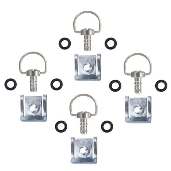 Sinyiin 14mm 19mm Motorcycle Racings Bolts Screws Fairing Fasteners Quick Release D-Rings 1/4 Turn Rivet Universally