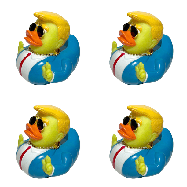 Juguete Vinilo para Bañarse Y Al Pato Trump Pellizco Le Suit Duck Squeeze Sound Toy (pato Mecedora Social (bolsa OPP))