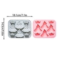 thumbnail image 2 of Silicone & Dress Fondant Mold â 8-Cavity Princess Baking Mold for Chocolate, Candy, Cupcake Toppers, Food-Grade Silicone, Non-Stick, Easy Release, Oven/Freezer Safe, 2 of 5