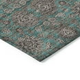 thumbnail image 4 of Addison Rugs Chantille Indoor/Outdoor Transitional Floral Teal Washable Rectangle Rug, 5' x 7'6", 4 of 6