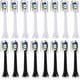 thumbnail image 1 of High Quality New Style 16-Pack Replacement Brush Heads Compatible with Philips Electric Toothbrush. 8 White & 8 Black, 1 of 4