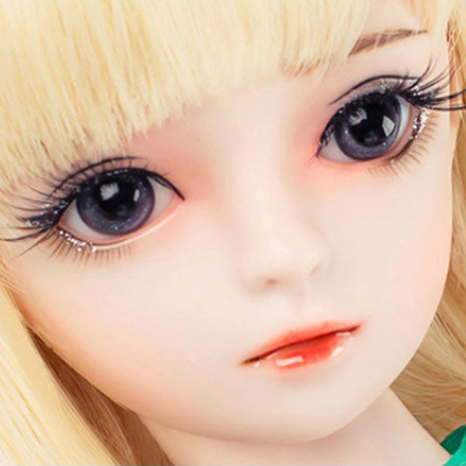 2x Realistic Doll Eyes, Wiggle Eyes (6 Mm) Accessories, Movable